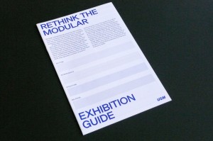 Rethink the Modular, exhibition guide, 2015   